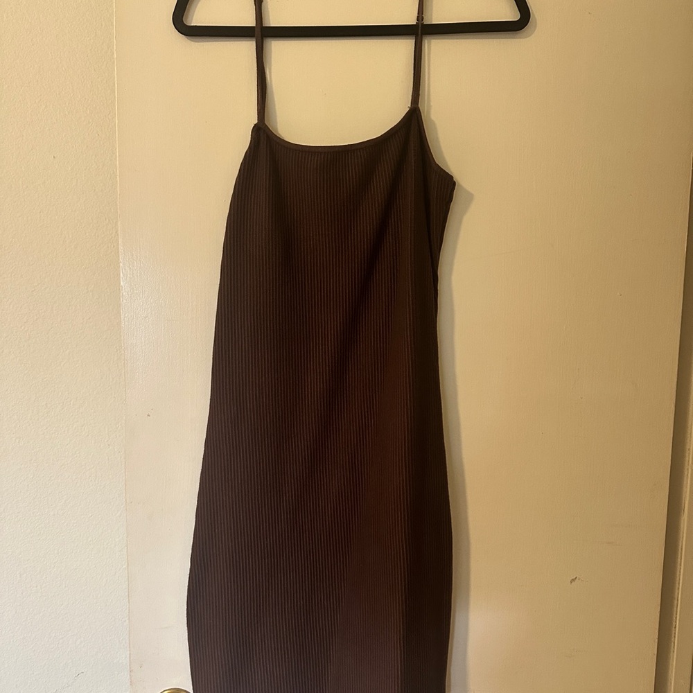 House of Harlow 1960 Brown Strapless Dress